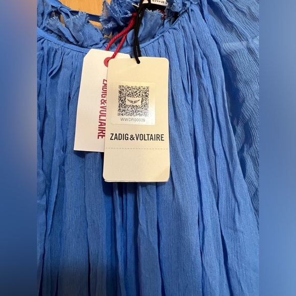 Zadig and Voltaire RAZZIA MOUSSELINE Azura size Medium - Picture 5 of 7